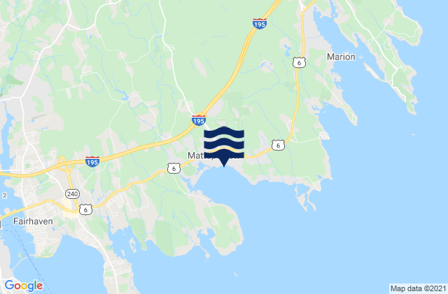 Mapa de mareas Mattapoisett Center, United States