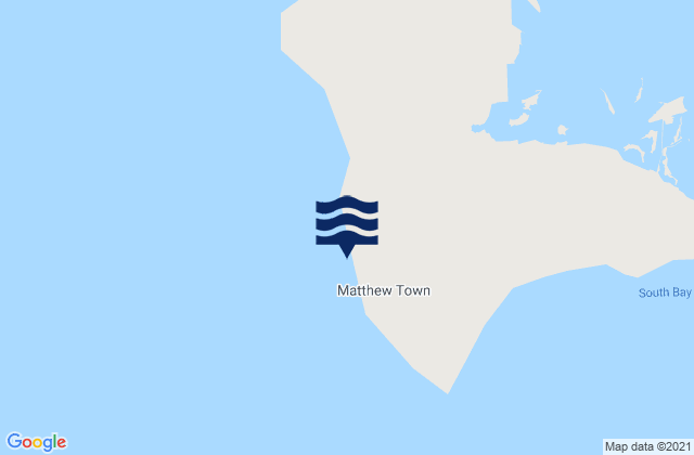 Mapa de mareas Matthew Town, Bahamas