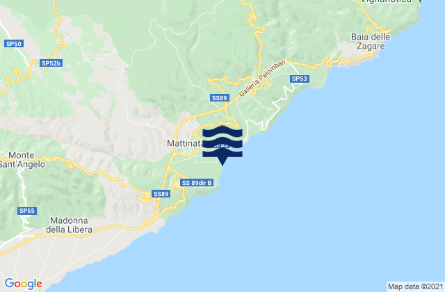 Mapa de mareas Mattinata, Italy
