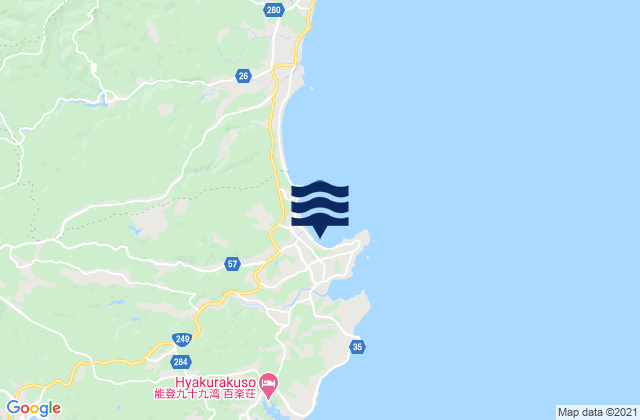 Mapa de mareas Matunami, Japan
