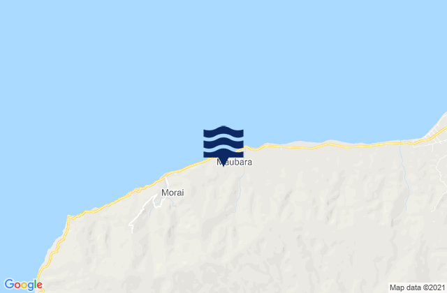 Mapa de mareas Maubara, Timor Leste