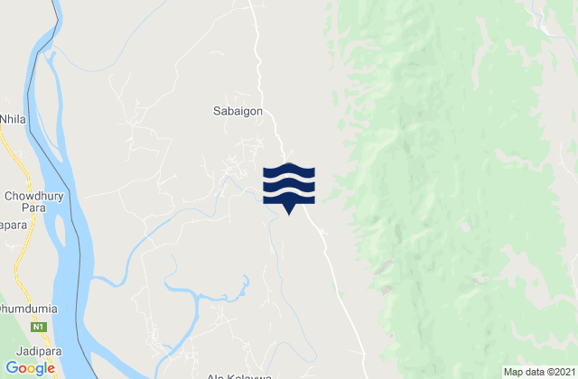 Mapa de mareas Maungdaw District, Myanmar