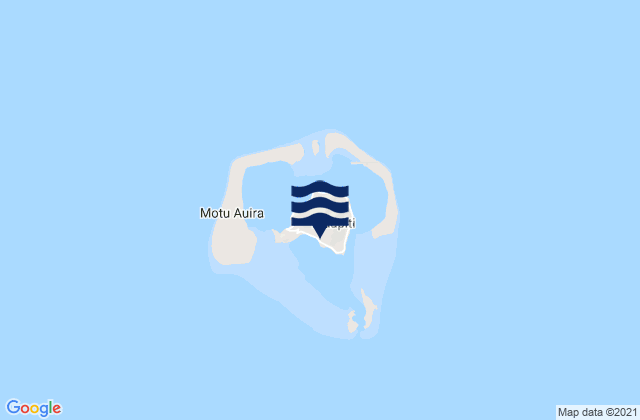 Mapa de mareas Maupiti, French Polynesia