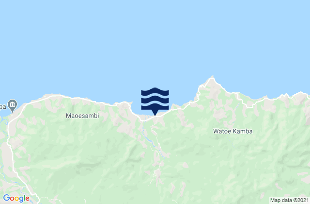Mapa de mareas Maurole, Indonesia