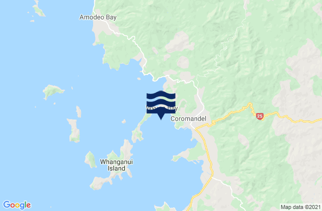 Mapa de mareas McGregor Bay, New Zealand
