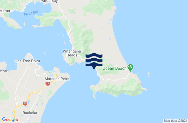 Mapa de mareas McKenzie Bay, New Zealand