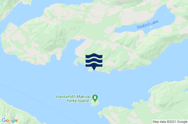 Mapa de mareas McLeod Bay, Canada