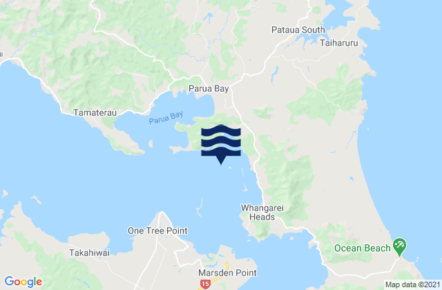 Mapa de mareas McLeod Bay, New Zealand