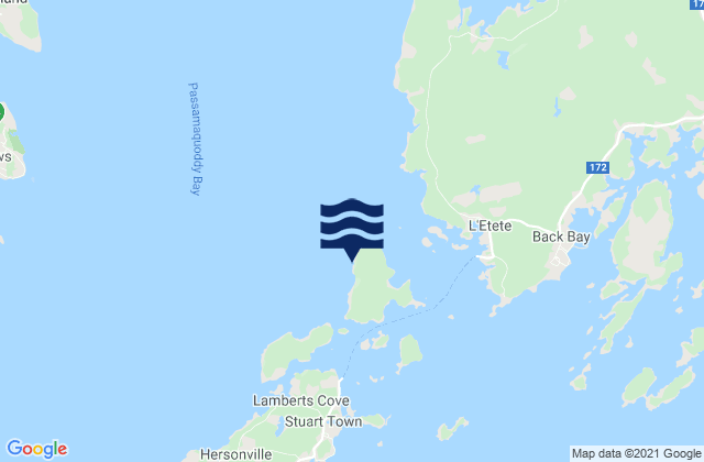 Mapa de mareas Mcmaster Island, Canada