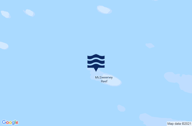 Mapa de mareas Mcsweeny Reef, Australia