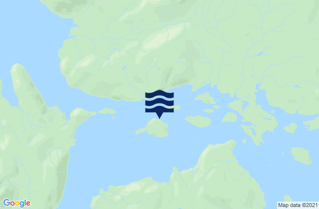 Mapa de mareas Meares Island, United States
