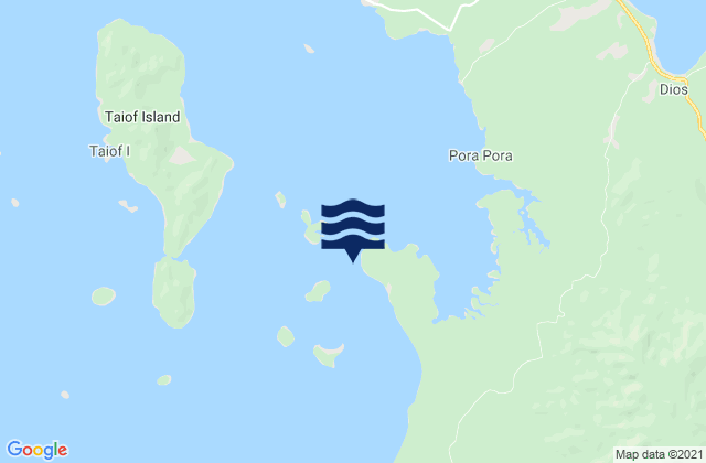 Mapa de mareas Medina Inlet South, Papua New Guinea