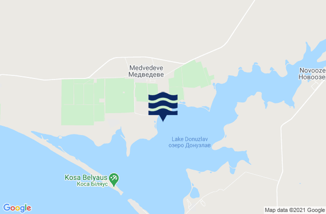 Mapa de mareas Medvedevo, Ukraine