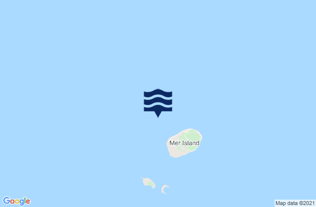 Mapa de mareas Meer Island Barge, Australia