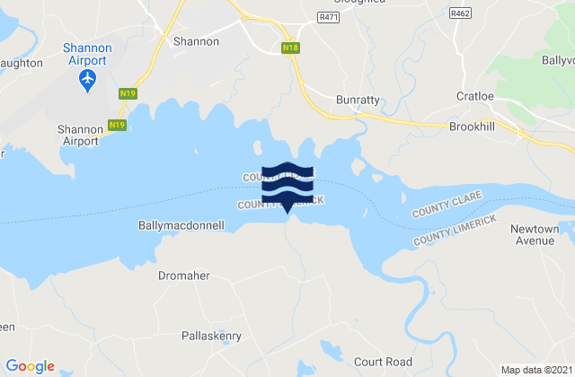 Mapa de mareas Mellon Point, Ireland