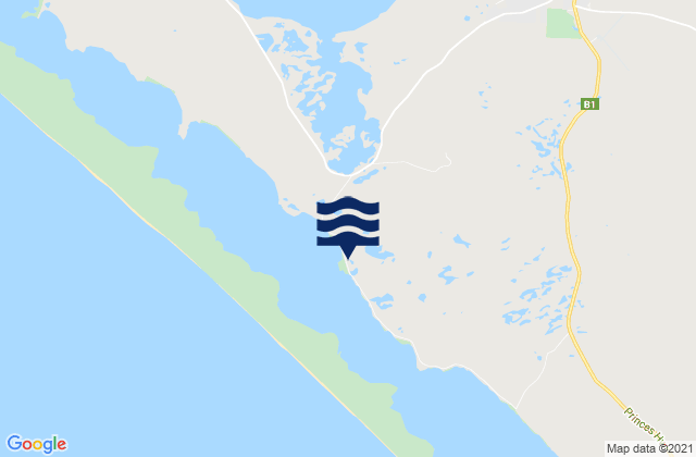 Mapa de mareas Meningie, Australia