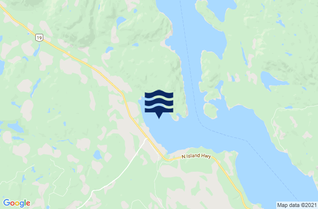Mapa de mareas Menzies Bay, Canada