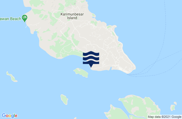 Mapa de mareas Meral, Indonesia