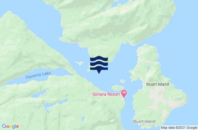 Mapa de mareas Mermaid Bay, Canada