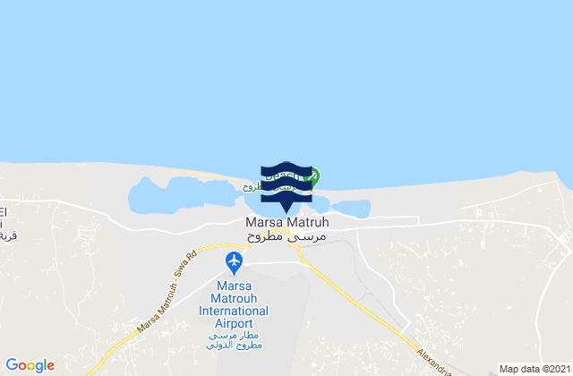 Mapa de mareas Mersa Matruh, Egypt