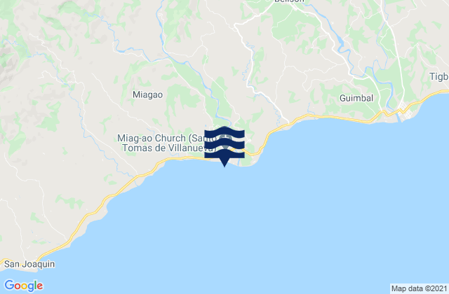 Mapa de mareas Miagao, Philippines