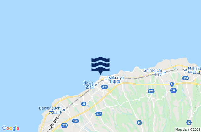 Mapa de mareas Mikuriya-saki, Japan