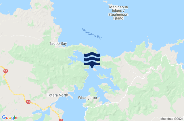 Mapa de mareas Milford Island (Wairaupo Island), New Zealand