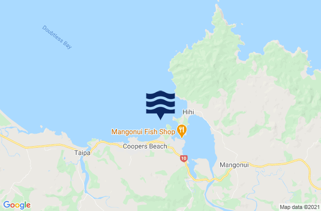 Mapa de mareas Mill Bay, New Zealand