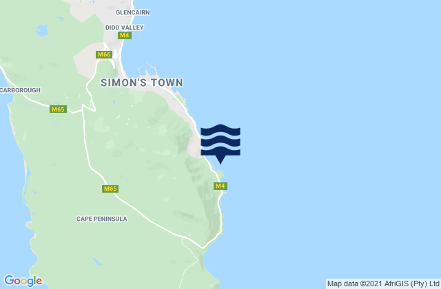 Mapa de mareas Millars Point, South Africa