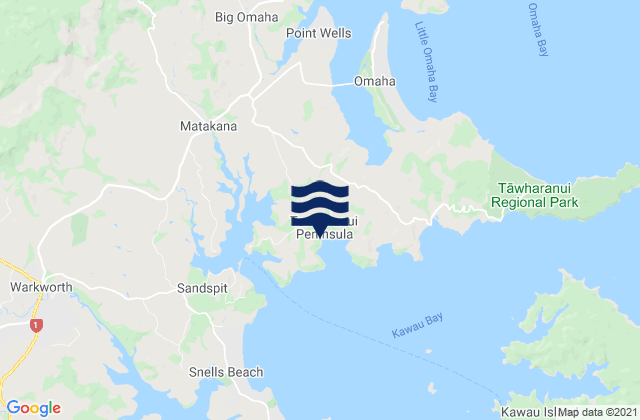 Mapa de mareas Millon Bay, New Zealand
