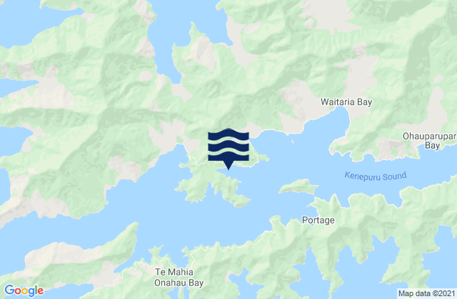 Mapa de mareas Mills Bay, New Zealand