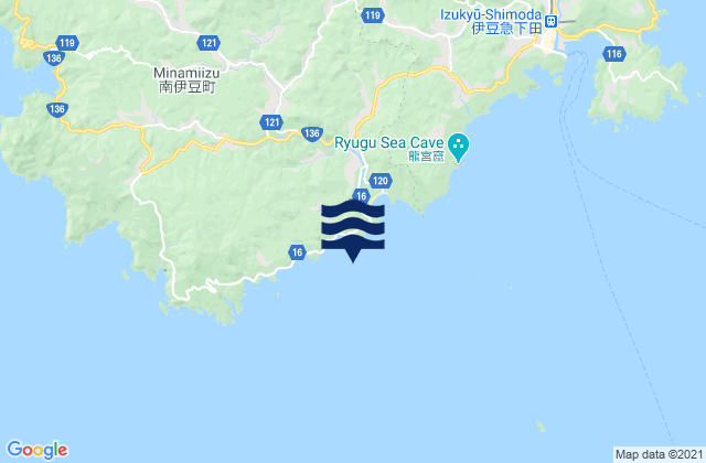 Mapa de mareas Minami Izu-Koine, Japan