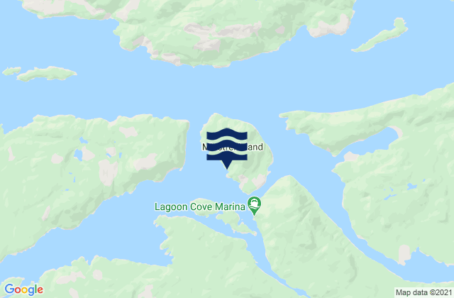 Mapa de mareas Minstrel Island, Canada
