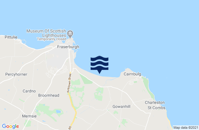 Mapa de mareas Mintlaw, United Kingdom