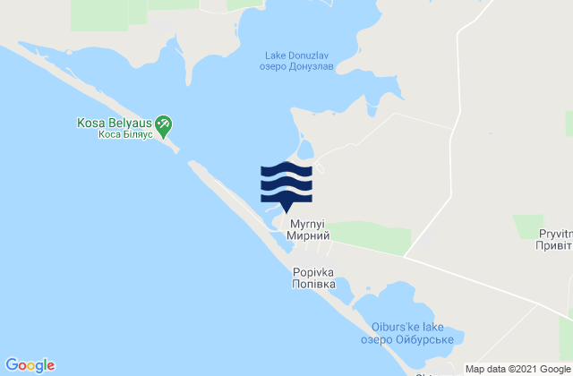 Mapa de mareas Mirny, Ukraine