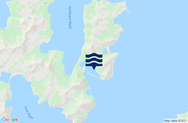 Mapa de mareas Mist Harbor Nagai Island, United States