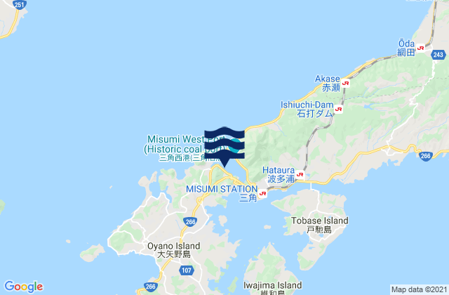 Mapa de mareas Misumi Ko Misumi No Seto, Japan