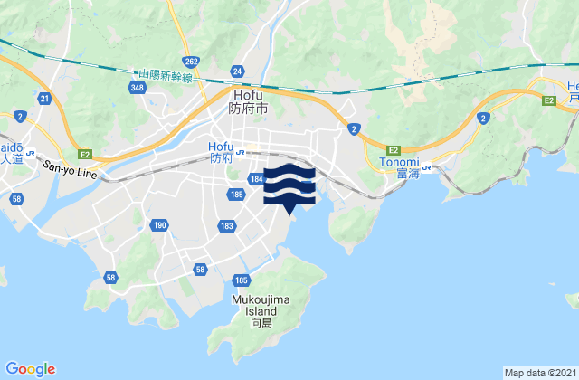 Mapa de mareas Mitaziri, Japan