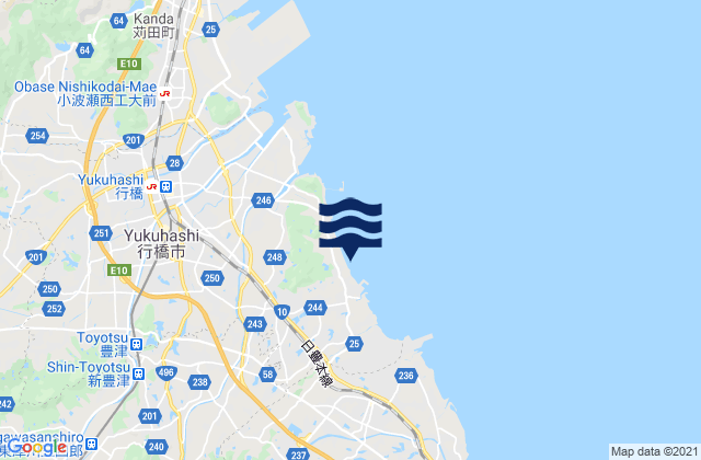 Mapa de mareas Miyako-gun, Japan