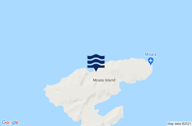 Mapa de mareas Moala Island, Fiji