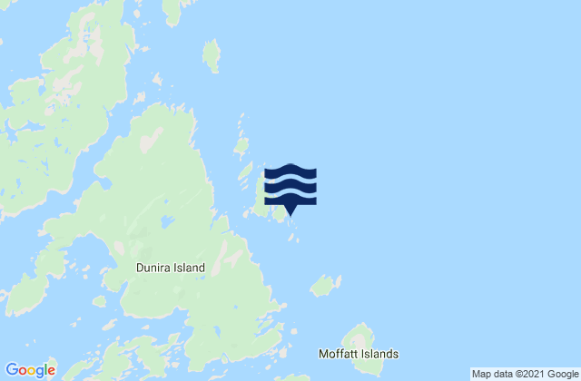 Mapa de mareas Moffatt Islands, Canada