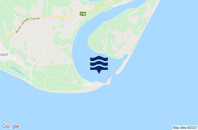 Mapa de mareas Moisie Bay, Canada