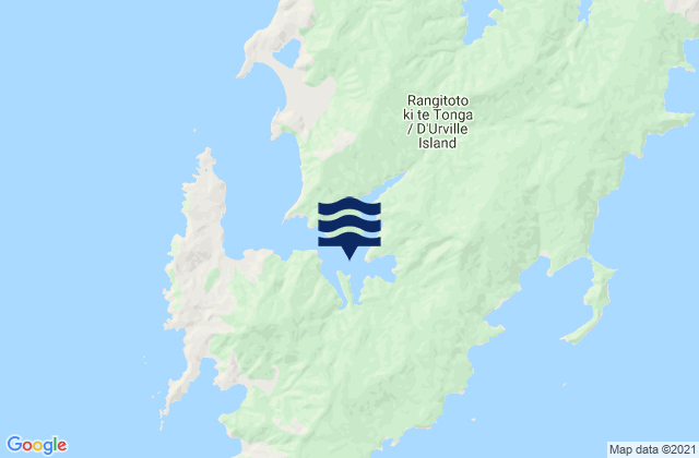 Mapa de mareas Mokau Bay, New Zealand