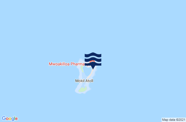 Mapa de mareas Mokil Municipality, Micronesia