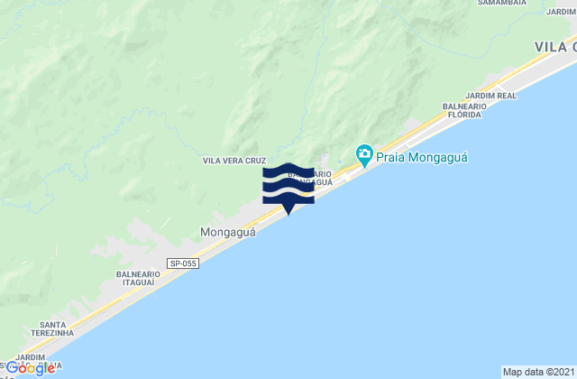 Mapa de mareas Mongaguá, Brazil