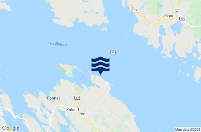 Mapa de mareas Mongstad, Norway