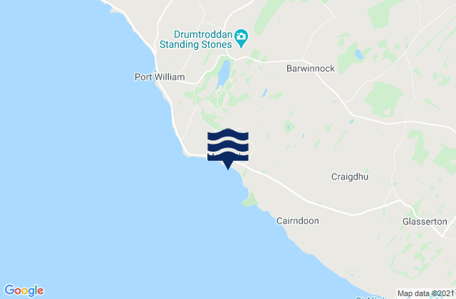 Mapa de mareas Monreith Bay, United Kingdom