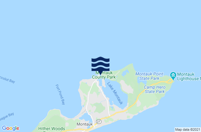 Mapa de mareas Montauk Harbor Entrance, United States