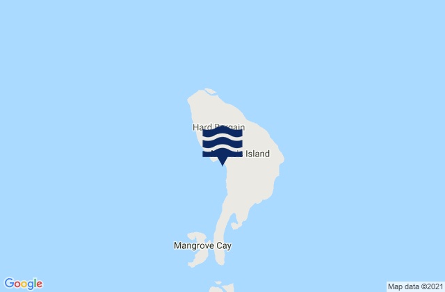 Mapa de mareas Moore’s Island District, Bahamas