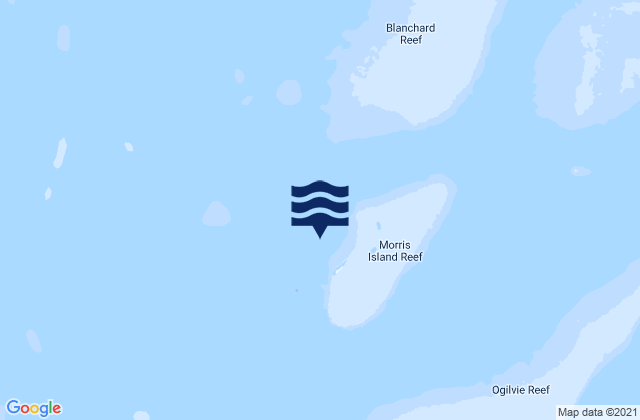 Mapa de mareas Morris Island, Australia